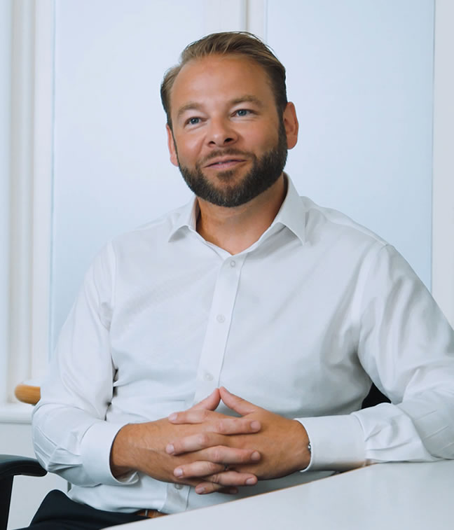 Andrew Haine, independent audiologist, in the Hearing Choice clinic